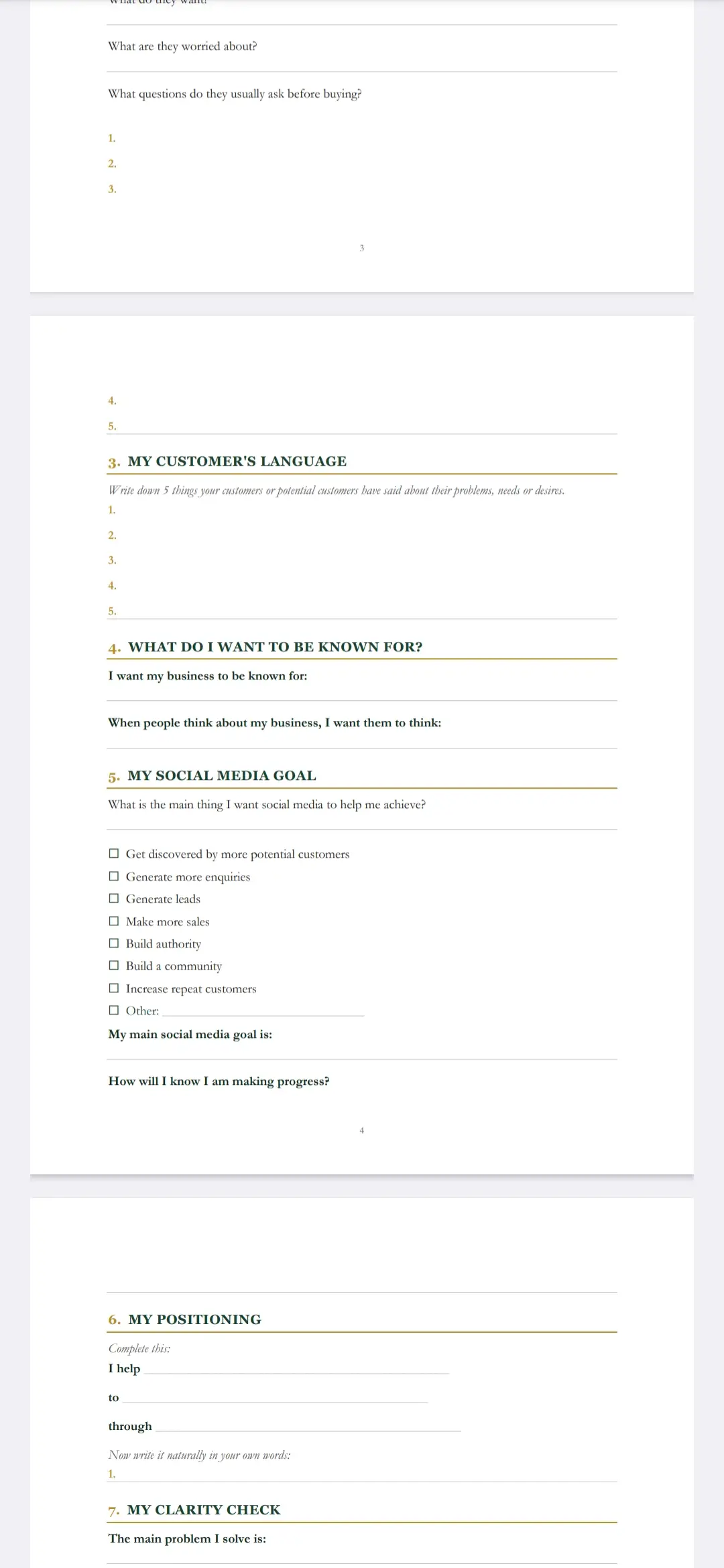 Show Up & Sell Workbook page preview